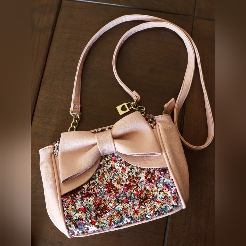 Betsey Johnson sequin crossbody